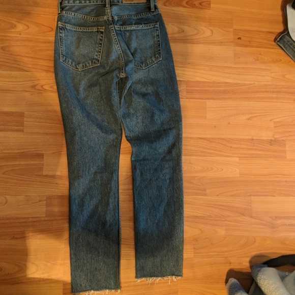 Grlfrnd Karolina High Waist Straight Cotton Jeans 23 - Picture 3 of 5